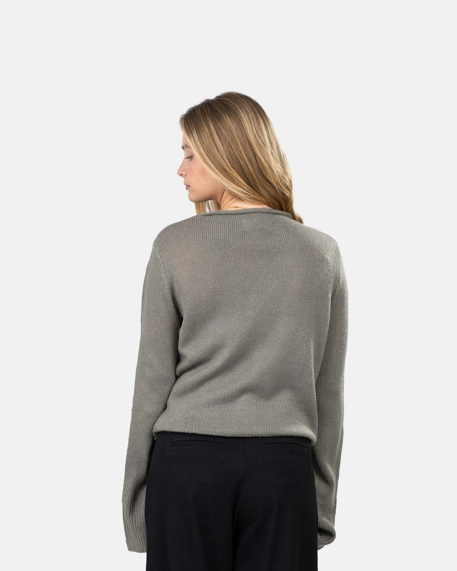 Asymmetrisk Cardigan Grå | Skagen - clothing.dk